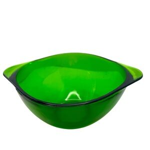 Vintage MCM green glass Vereco bowl